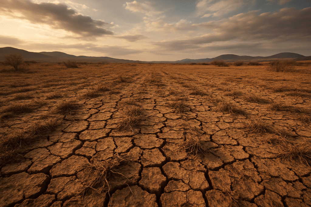 desertificación, degradación del suelo, cambio climático, Día Internacional contra la Desertificación, sostenibilidad, suelos agrícolas, reforestación, urbanización, agricultura intensiva, conservación ambiental, Evenor-Tech, medio ambiente, sequía, restauración de suelos, seguridad alimentaria